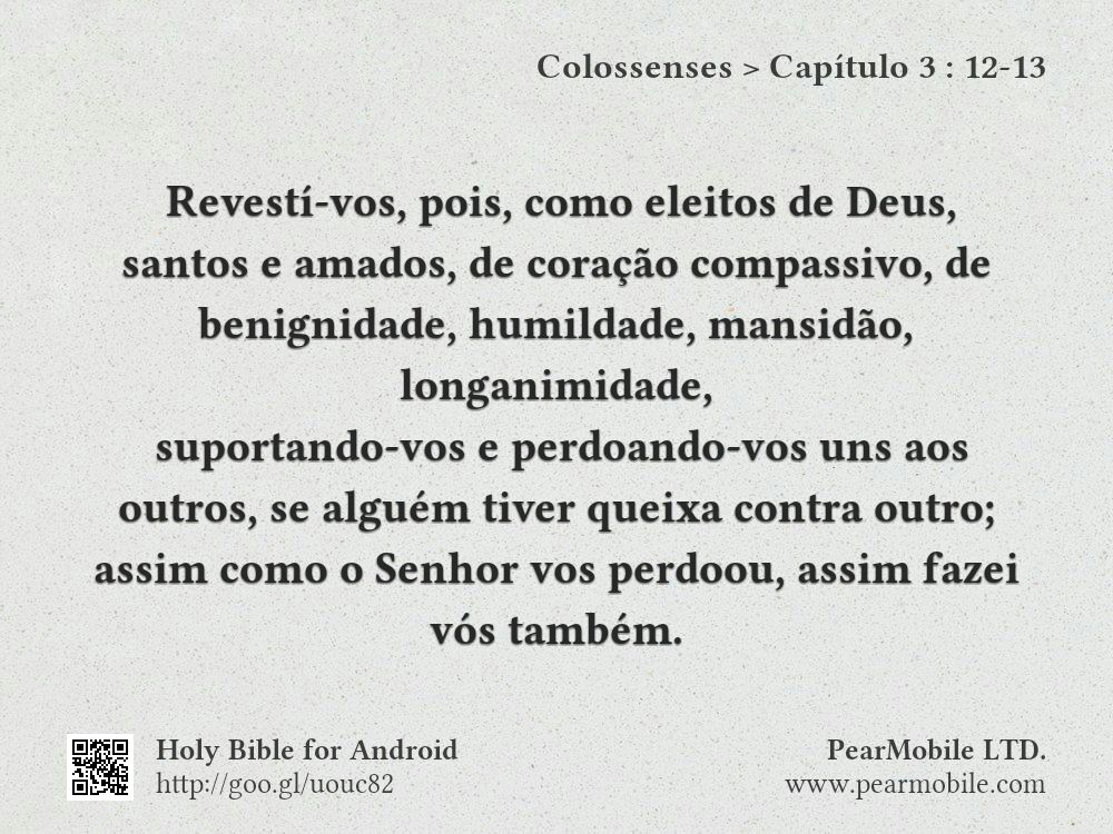 Colossenses, Capítulo 3:12-13